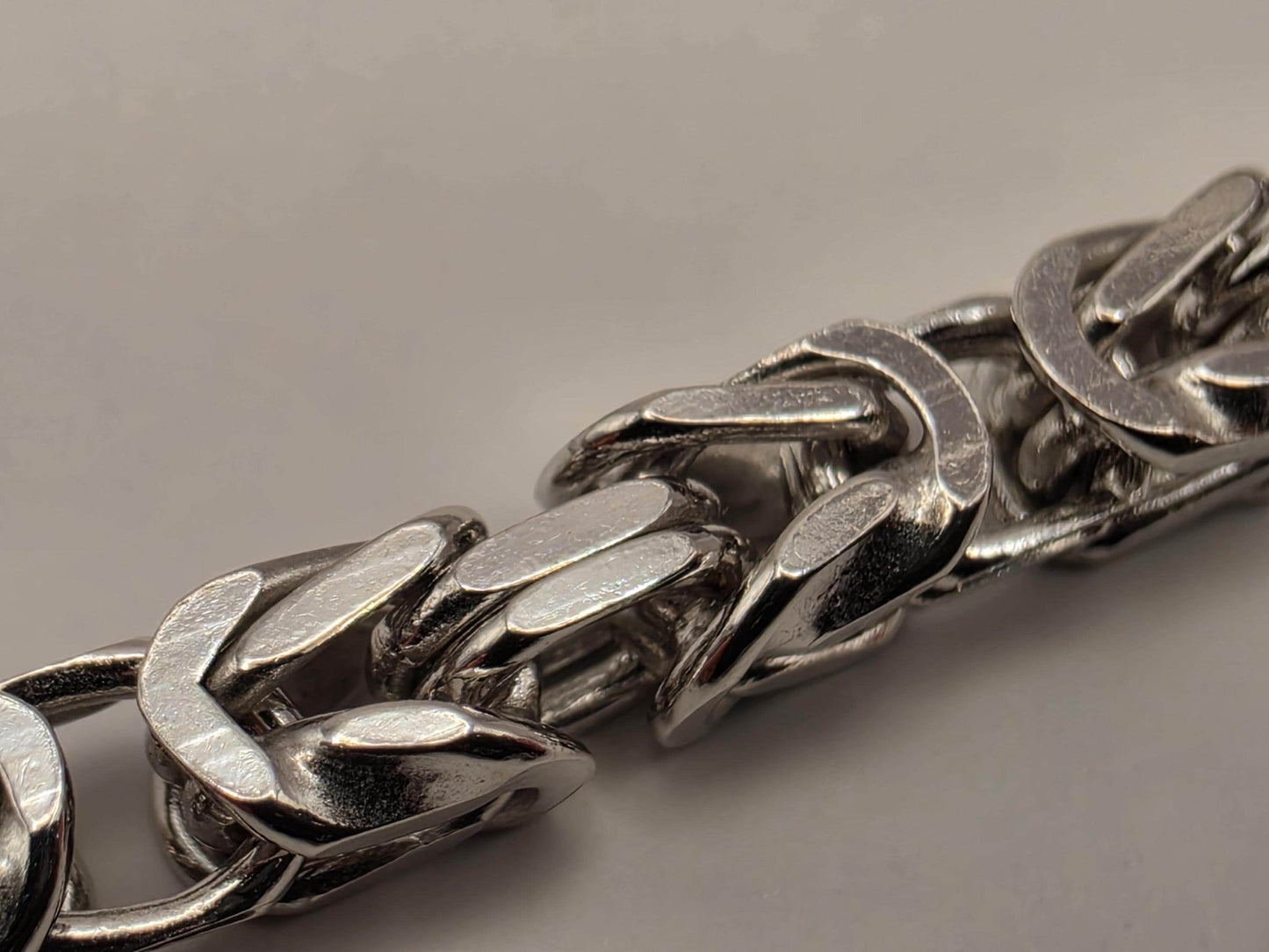 Sterling Silver Byzantine Necklace 22" 4mm - view 4