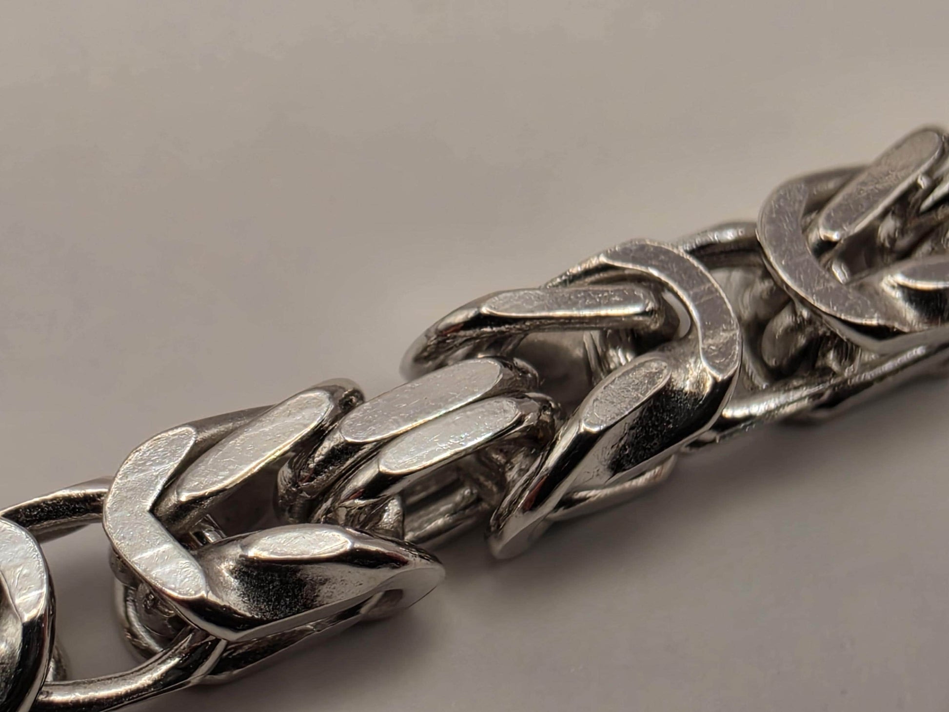 Sterling Silver Byzantine Necklace 22" 4mm - view 4