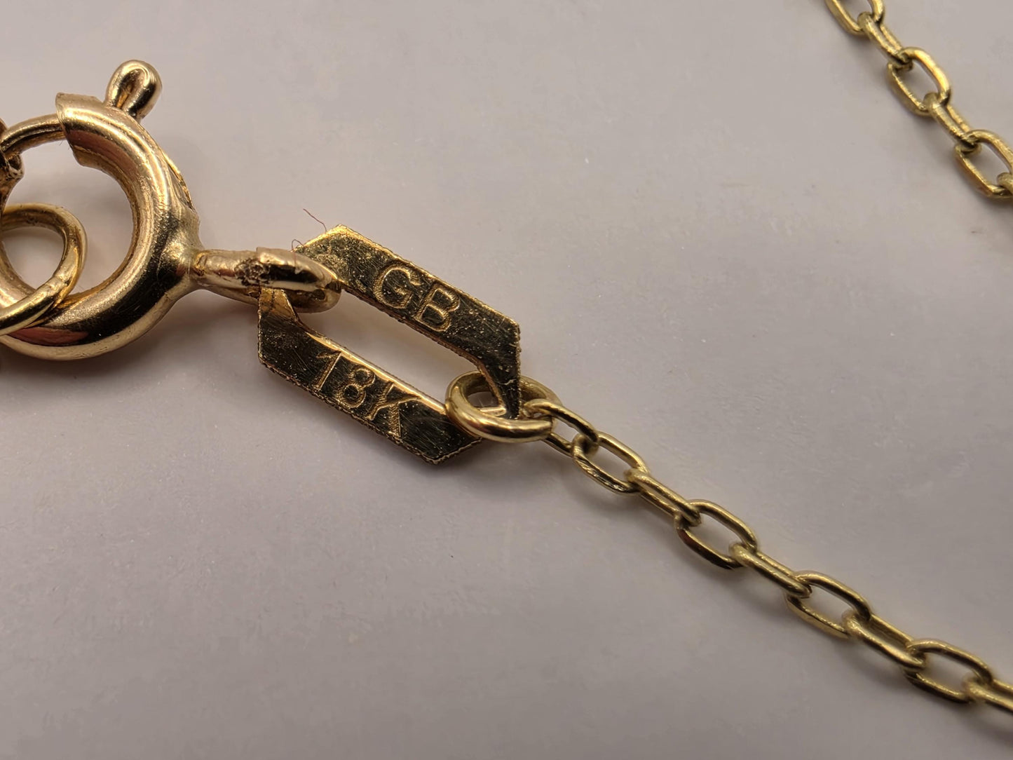 18K Yellow Gold Black Enamel Lab Diamond Evil Eye Necklace 16.5 Inch 2.3g Solid Gold Protection Amulet Fine Jewelry