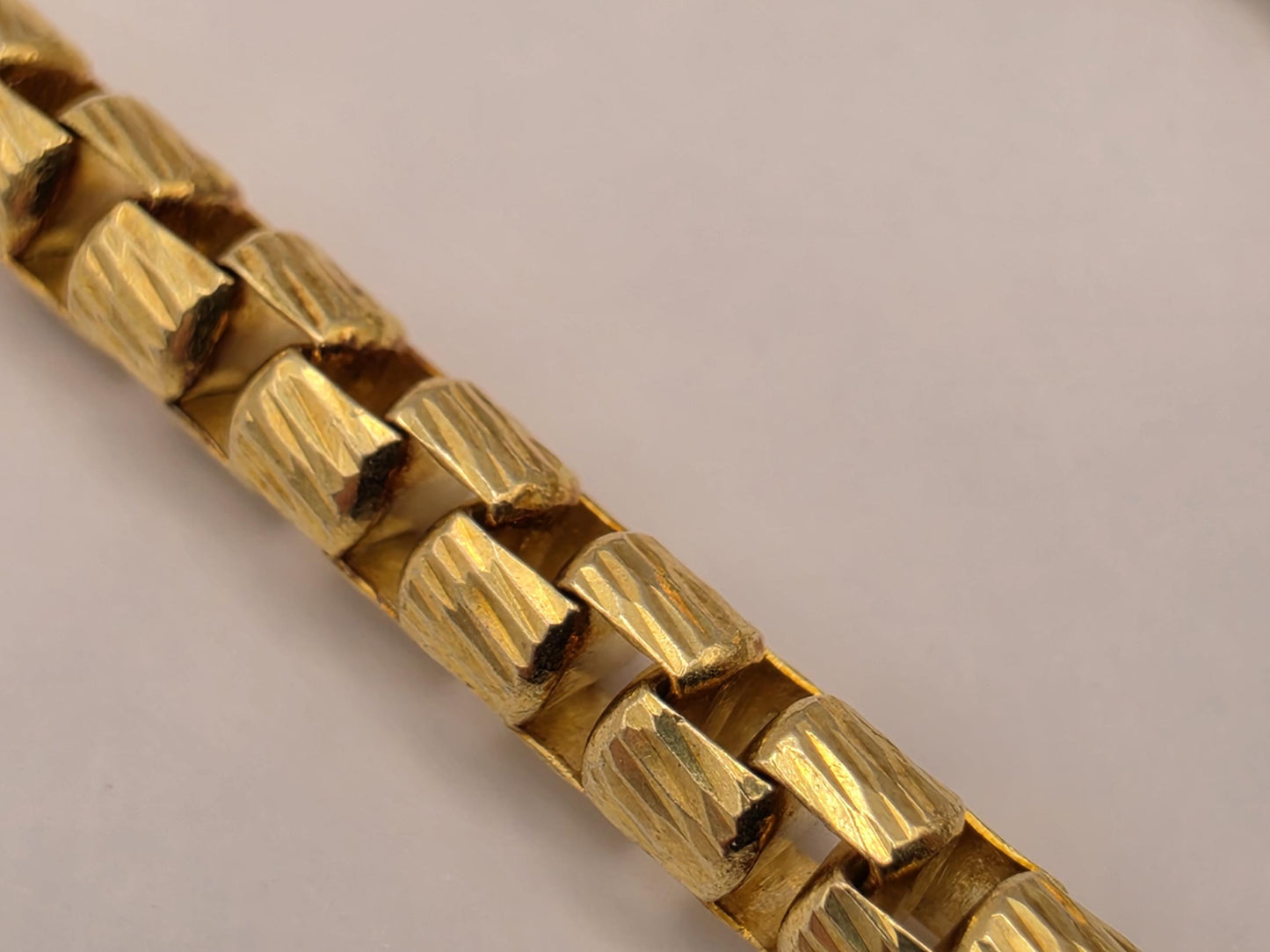 Gold Plated Sterling Silver Box Chain 22" 3.2mm 26g
