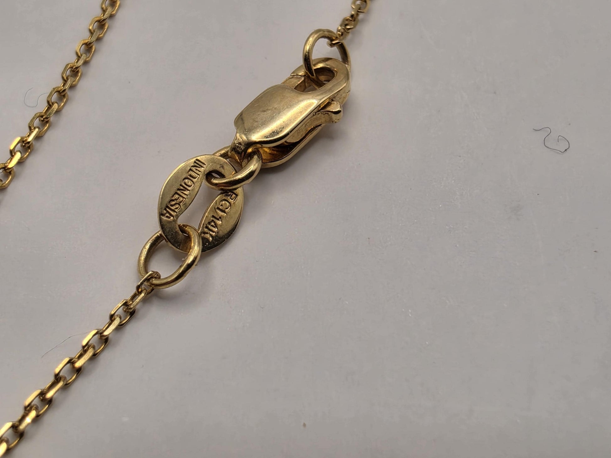 14K Yellow Gold Lab Diamond Halo Pendant Necklace 18 Inch 2.8g Solid Gold Fine Jewelry Gift for Her
